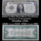 1928A $1 Blue Seal Silver Certificate Sigs Woods/Mellon Grades vf+