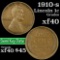 1910-s Lincoln Cent 1c Grades xf
