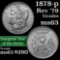 1878-p rev '79 Morgan Dollar $1 Grades Select Unc