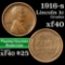1916-s Lincoln Cent 1c Grades xf