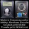 2009-P Lincoln Bicentennial Modern Commem Dollar $1 Graded GEM++ Proof Deep Cameo by USCG