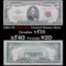 1963 $5 Red seal United States Note Grades vf++
