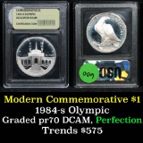 1984-S Olympic Modern Commem Dollar $1 Graded GEM++ Proof Deep Cameo by USCG