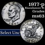 1977-p Eisenhower Dollar $1 Grades Select Unc
