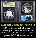 1995-P Special Olympics Modern Commem Dollar $1 Graded GEM++ Proof Deep Cameo by USCG