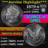 ***Auction Highlight*** 1879-s Morgan Dollar $1 Graded Choice Unc+ DMPL By USCG (fc)