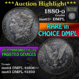 ***Auction Highlight*** 1880-o Morgan Dollar $1 Graded Select Unc+ DMPL By USCG (fc)