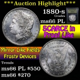 ***Auction Highlight*** 1880-s Morgan Dollar $1 Graded GEM+ UNC PL By USCG (fc)