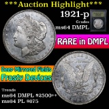 ***Auction Highlight*** 1921-p Morgan Dollar $1 Graded Choice Unc DMPL By USCG (fc)
