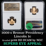NGC 2009-s Bronze Presidency Lincoln Cent 1c Graded pr69 rd dcam By NGC