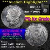 ***Auction Highlight*** 1880-s Morgan Dollar $1 Graded GEM++ DMPL By USCG (fc)