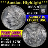 ***Auction Highlight*** 1885-s Morgan Dollar $1 Graded Select+ Unc By USCG (fc)