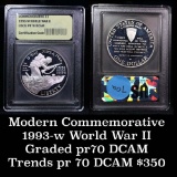 1991-P Korean War Modern Commem Dollar $1 Graded GEM++ Proof Deep Cameo by USCG