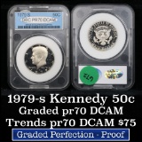 1979-s Kennedy Half Dollar 50c Graded GEM++ Proof Deep Cameo By GEC