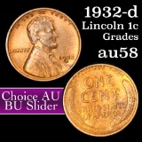 1932-d Lincoln Cent 1c Grades Choice AU/BU Slider