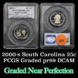 PCGS 2000-s South Carolina Washington Quarter 25c Graded pr69 dcam By PCGS