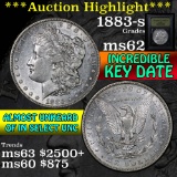 ***Auction Highlight*** 1883-s Morgan Dollar $1 Graded Select Unc By USCG (fc)
