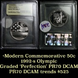 1992-S Olympic Modern Commem Half Dollar 50c Graded GEM++ Proof Deep Cameo by USCG