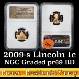 NGC 2009-s Bronze Presidency Lincoln Cent 1c Graded pr69 rd dcam By NGC