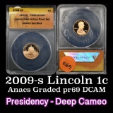 ANACS 2009-s Presidency Lincoln Cent 1c Graded pr69 dcam By ANACS