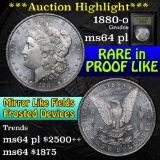 ***Auction Highlight*** 1880-o Morgan Dollar $1 Graded Choice Unc PL By USCG (fc)
