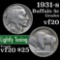 1931-s Buffalo Nickel 5c Grades vf, very fine