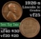 1926-s Lincoln Cent 1c Grades vf+