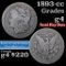 1893-cc Morgan Dollar $1 Grades g, good