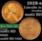 1928-s Lincoln Cent 1c Grades Select Unc RD