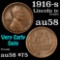 1916-s Lincoln Cent 1c Grades Choice AU/BU Slider