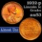 1932-p Lincoln Cent 1c Grades Select AU