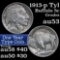 1913-p Ty I Buffalo Nickel 5c Grades Select AU
