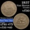 Webster Van Buren Credit/Metallic Currency 1837-1841 Hard Times Token 1c Grades vf++