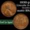 1930-p Lincoln Cent 1c Grades Select Unc BN