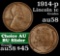 1914-p Lincoln Cent 1c Grades Choice AU/BU Slider