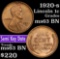 1920-s Lincoln Cent 1c Grades Select Unc BN (fc)