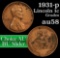 1931-p Lincoln Cent 1c Grades Choice AU/BU Slider