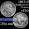 1917-d Buffalo Nickel 5c Grades vf, very fine