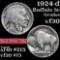 1924-d Buffalo Nickel 5c Grades vf++