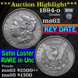 ***Auction Highlight*** 1894-o Morgan Dollar $1 Graded Select Unc by USCG (fc)