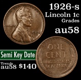 1926-s Lincoln Cent 1c Grades Choice AU/BU Slider