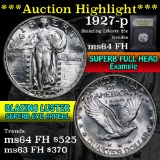 ***Auction Highlight*** 1927-p Standing Liberty Quarter 25c Graded Choice Unc FH by USCG (fc)