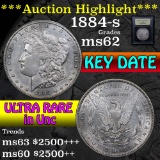 ***Auction Highlight*** 1884-s Morgan Dollar $1 Graded Select Unc by USCG (fc)