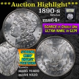 ***Auction Highlight*** 1890-s Morgan Dollar $1 Graded Choice+ Unc by USCG (fc)