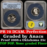 ANACS 2008-s Washington Quarter 25c Graded GEM++ Proof Deep Cameo By ANACS