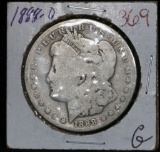1888-o Morgan Dollar $1 Grades g, good