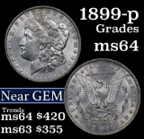 1899-p Morgan Dollar $1 Grades Choice Unc (fc)