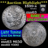 ***Auction Highlight*** 1899-s Morgan Dollar $1 Graded Select Unc by USCG (fc)