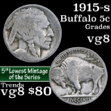 1915-s Buffalo Nickel 5c Grades vg, very good