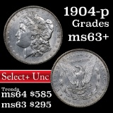 1904-p Morgan Dollar $1 Grades Select+ Unc (fc)